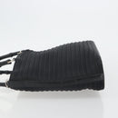 GUCCI Bamboo Hand Bag Nylon Black Silver 002 1998 0352 Auth ep14964-5