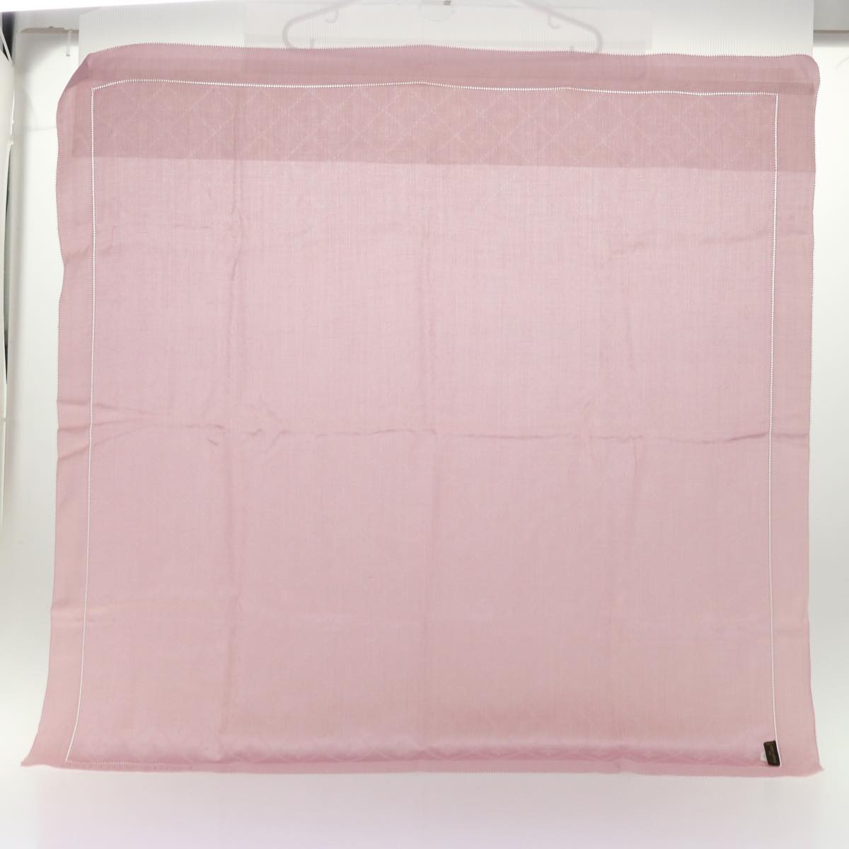 LOUIS VUITTON Monogram Scarf Silk Pink LV Auth ep1497