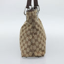 GUCCI GG Canvas Tote Bag Beige Gold 120837 Auth ep14970-4