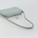 GUCCI Shoulder Bag Patent leather Light Blue Silver Auth ep14972-7