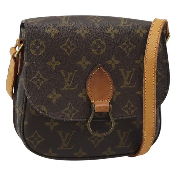 LOUIS VUITTON Monogram Saint Cloud MM Shoulder Bag M51243 LV Auth ep14973