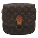 LOUIS VUITTON Monogram Saint Cloud MM Shoulder Bag M51243 LV Auth ep14973-13