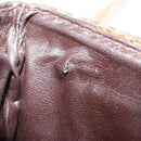FENDI Zucchino Canvas Schoudertas Gecoat Canvas Beige Goud Auth ep14978-12