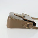 FENDI Zucchino Canvas Schoudertas Gecoat Canvas Beige Goud Auth ep14978-3