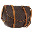 LOUIS VUITTON Monogram Saumur 43 Shoulder Bag M42252 LV Auth ep14979-1