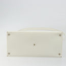 GUCCI Tote Bag Patent leather 2way White Silver 000 1118 0503 Auth ep14980-5