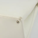 GUCCI Tote Bag Patent leather 2way White Silver 000 1118 0503 Auth ep14980-15