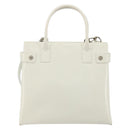 GUCCI Tote Bag Patent leather 2way White Silver 000 1118 0503 Auth ep14980-13