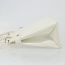 GUCCI Tote Bag Patent leather 2way White Silver 000 1118 0503 Auth ep14980-4