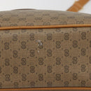 GUCCI Micro GG Supreme Shoulder Bag PVC Beige Gold 001 093 0942 Auth ep14983-6