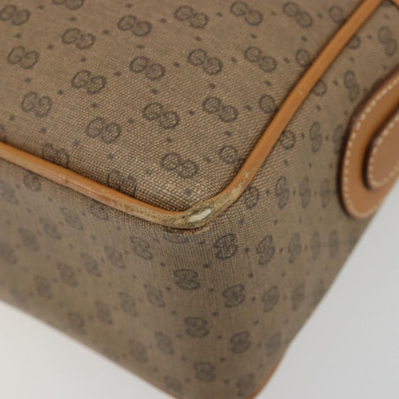 GUCCI Micro GG Supreme Shoulder Bag PVC Beige Gold 001 093 0942 Auth ep14983