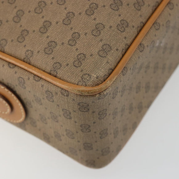 GUCCI Micro GG Supreme Shoulder Bag PVC Beige Gold 001 093 0942 Auth ep14983