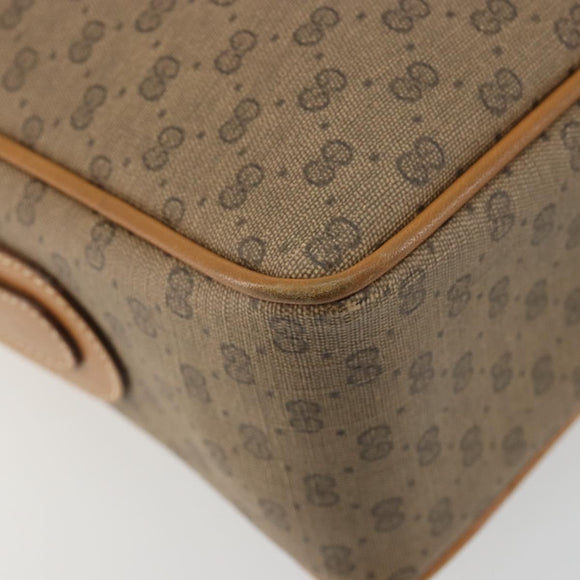 GUCCI Micro GG Supreme Shoulder Bag PVC Beige Gold 001 093 0942 Auth ep14983