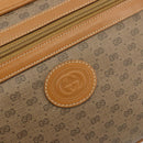 GUCCI Micro GG Supreme Shoulder Bag PVC Beige Gold 001 093 0942 Auth ep14983-18