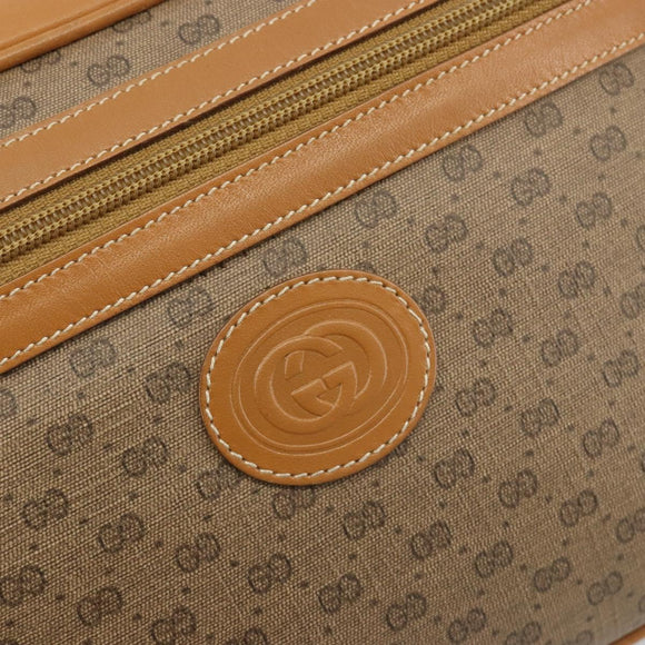 GUCCI Micro GG Supreme Shoulder Bag PVC Beige Gold 001 093 0942 Auth ep14983