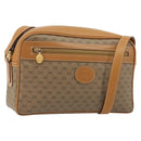 GUCCI Micro GG Supreme Shoulder Bag PVC Beige Gold 001 093 0942 Auth ep14983-1