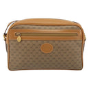 GUCCI Micro GG Supreme Shoulder Bag PVC Beige Gold 001 093 0942 Auth ep14983-13
