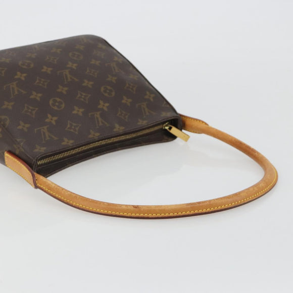 LOUIS VUITTON Monogram Looping MM Shoulder Bag M51146 LV Auth ep14986