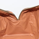 CELINE Macadam Canvas Boston Bag PVC Leather Brown Gold Auth ep14989A-20