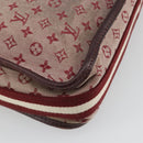 LOUIS VUITTON Monogram Mini Besace Mary Kate Bag Red M92321 LV Auth ep14990-16