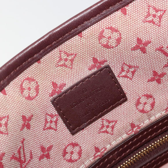 LOUIS VUITTON Monogram Mini Besace Mary Kate Bag Red M92321 LV Auth ep14990