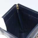 Christian Dior Trotter Canvas Clutch Bag Navy Gold Auth ep14992-14