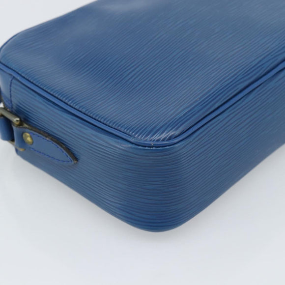 LOUIS VUITTON Epi Trocadero 23 Shoulder Bag Blue M52305 LV Auth ep14994