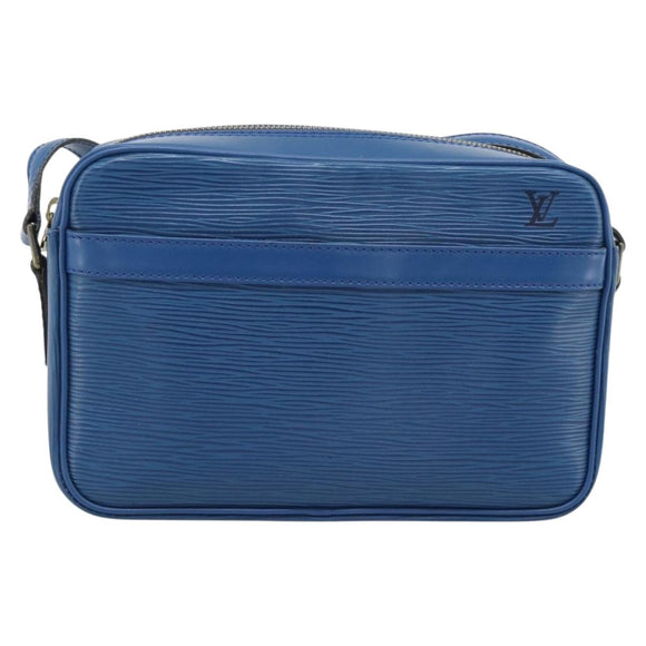 LOUIS VUITTON Epi Trocadero 23 Shoulder Bag Blue M52305 LV Auth ep14994
