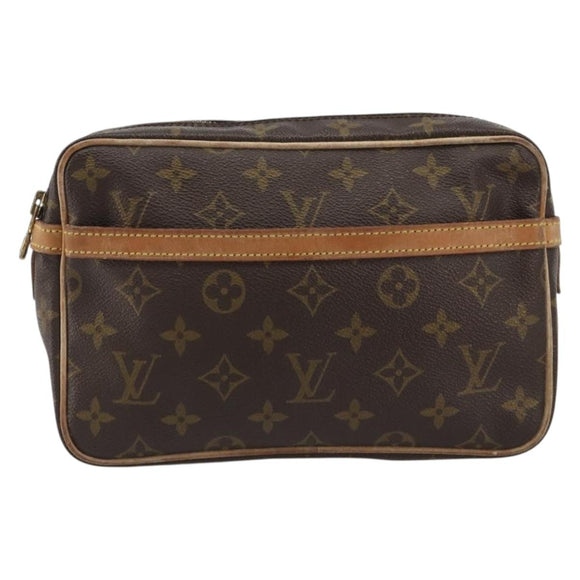 LOUIS VUITTON Monogram Compiegne 23 Clutch Bag M51847 LV Auth ep14995