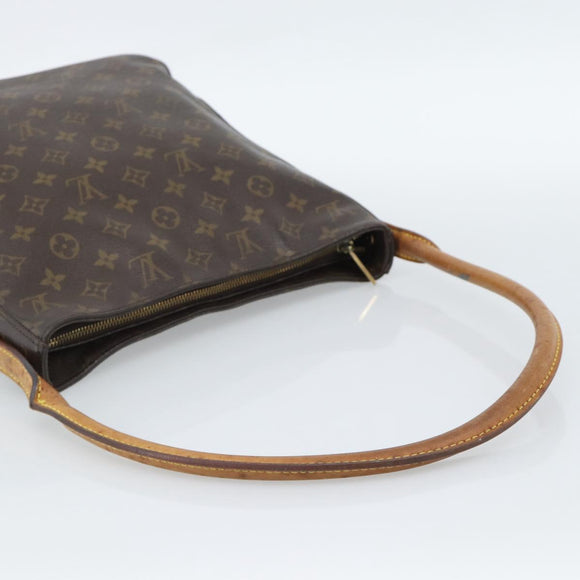 LOUIS VUITTON Monogram Looping GM Shoulder Bag M51145 LV Auth ep14997