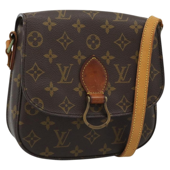 LOUIS VUITTON Monogram Saint Cloud MM Schoudertas M51243 LV Auth ep14999