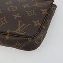 LOUIS VUITTON Monogram Pochette Accessoires Pouch M51980 LV Auth ep15001-16