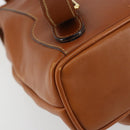 GUCCI Bamboo Backpack Leather Brown Gold 03 2265 0030 Auth ep15002-18