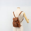 GUCCI Bamboo Backpack Leather Brown Gold 03 2265 0030 Auth ep15002-29