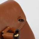 GUCCI Bamboo Backpack Leather Brown Gold 03 2265 0030 Auth ep15002-7