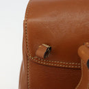 GUCCI Bamboo Backpack Leather Brown Gold 03 2265 0030 Auth ep15002-8