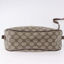GUCCI GG Supreme Web Sherry Line Bag PVC Beige Gold 89 02 077 Auth ep15007-10