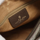 GUCCI GG Supreme Web Sherry Line Bag PVC Beige Gold 89 02 077 Auth ep15007-10