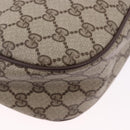 GUCCI GG Supreme Web Sherry Line Bag PVC Beige Gold 89 02 077 Auth ep15007-13