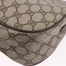GUCCI GG Supreme Web Sherry Line Bag PVC Beige Gold 89 02 077 Auth ep15007-14