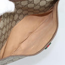 GUCCI GG Supreme Web Sherry Line Bag PVC Beige Gold 89 02 077 Auth ep15007-22