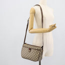 GUCCI GG Supreme Web Sherry Line Bag PVC Beige Gold 89 02 077 Auth ep15007-24