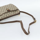 GUCCI GG Supreme Web Sherry Line Bag PVC Beige Gold 89 02 077 Auth ep15007-6