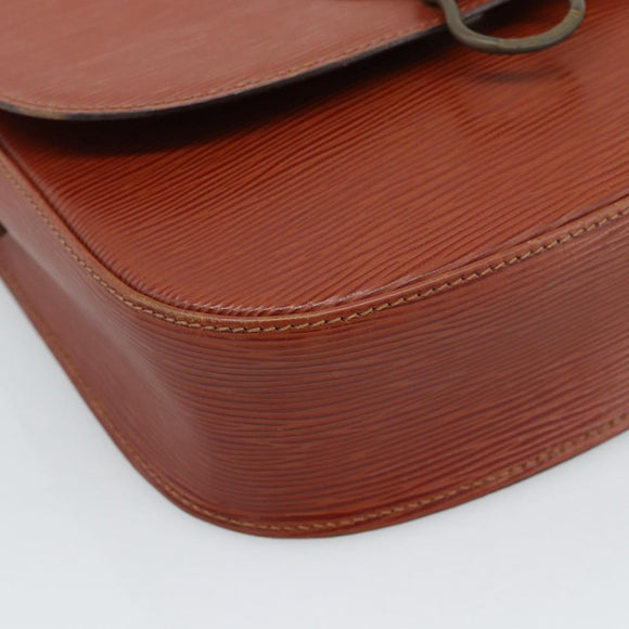 LOUIS VUITTON Epi Saint Cloud GM Shoulder Bag Brown M52193 LV Auth ep15008