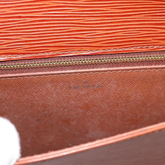 LOUIS VUITTON Epi Saint Cloud GM Shoulder Bag Brown M52193 LV Auth ep15008