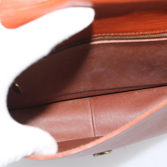 LOUIS VUITTON Epi Saint Cloud GM Shoulder Bag Brown M52193 LV Auth ep15008