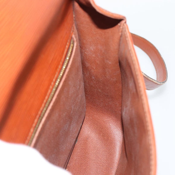 LOUIS VUITTON Epi Saint Cloud GM Shoulder Bag Brown M52193 LV Auth ep15008