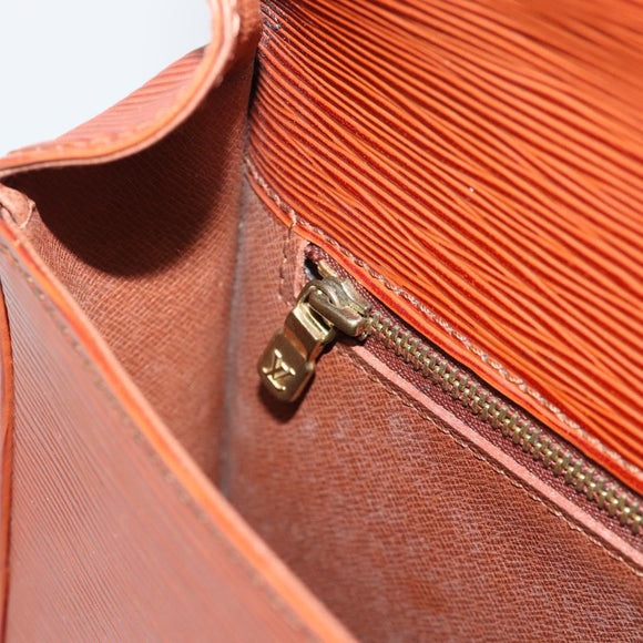LOUIS VUITTON Epi Saint Cloud GM Shoulder Bag Brown M52193 LV Auth ep15008