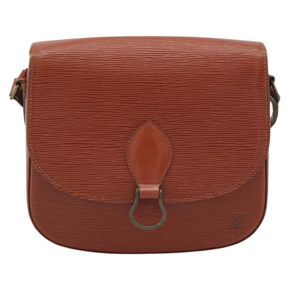 LOUIS VUITTON Epi Saint Cloud GM Shoulder Bag Brown M52193 LV Auth ep15008