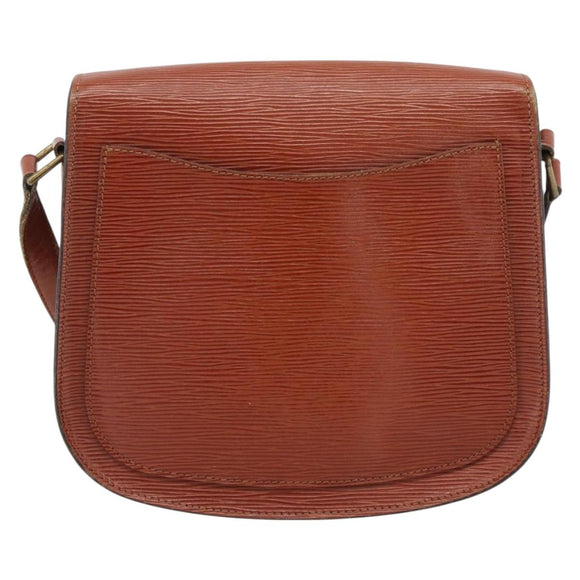 LOUIS VUITTON Epi Saint Cloud GM Shoulder Bag Brown M52193 LV Auth ep15008